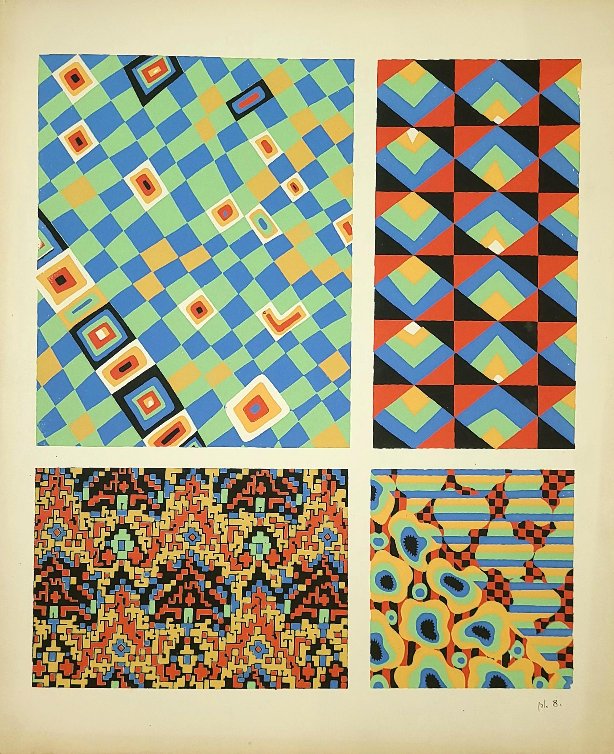 Original Pochoir Art #8