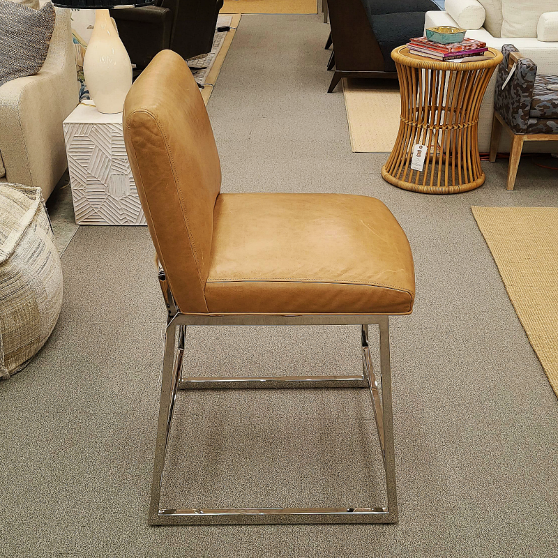 Ines Chrome Counter Stool