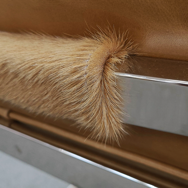 Ines Chrome Counter Stool