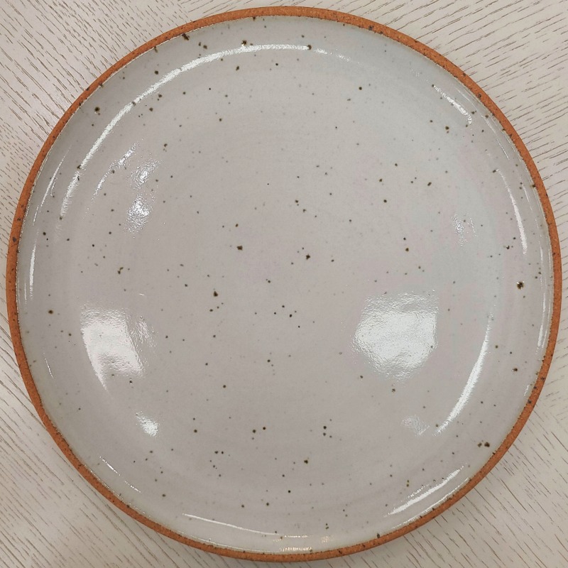 Firebrand Pottery, Handmade Fiorella Banded Dinner Plate