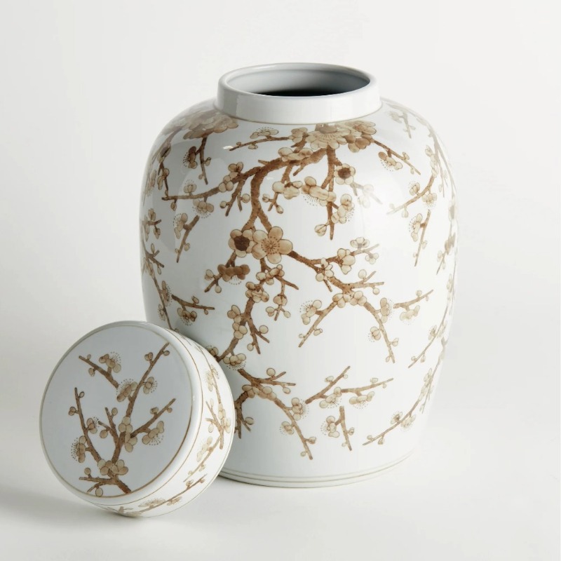 PROVINCE EMPRESS LIDDED GINGER JAR-Opened