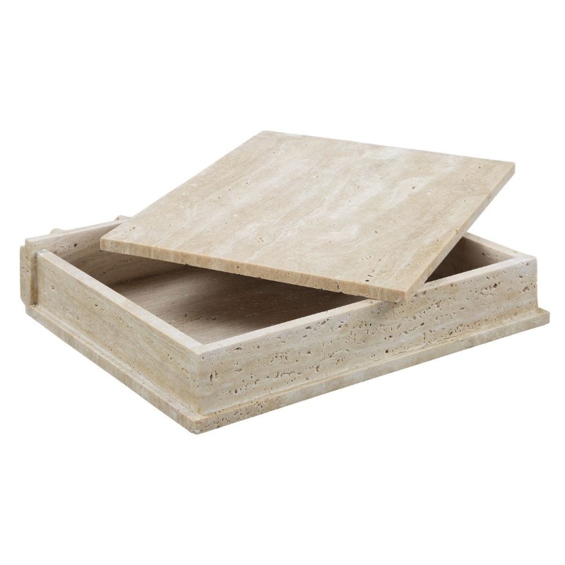 Novel Box - Travertine Large_Open